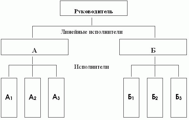 Линейная организационная структура управления